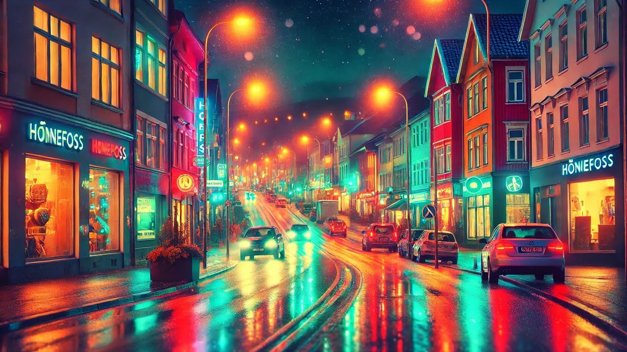 Nightlife in Hønefoss