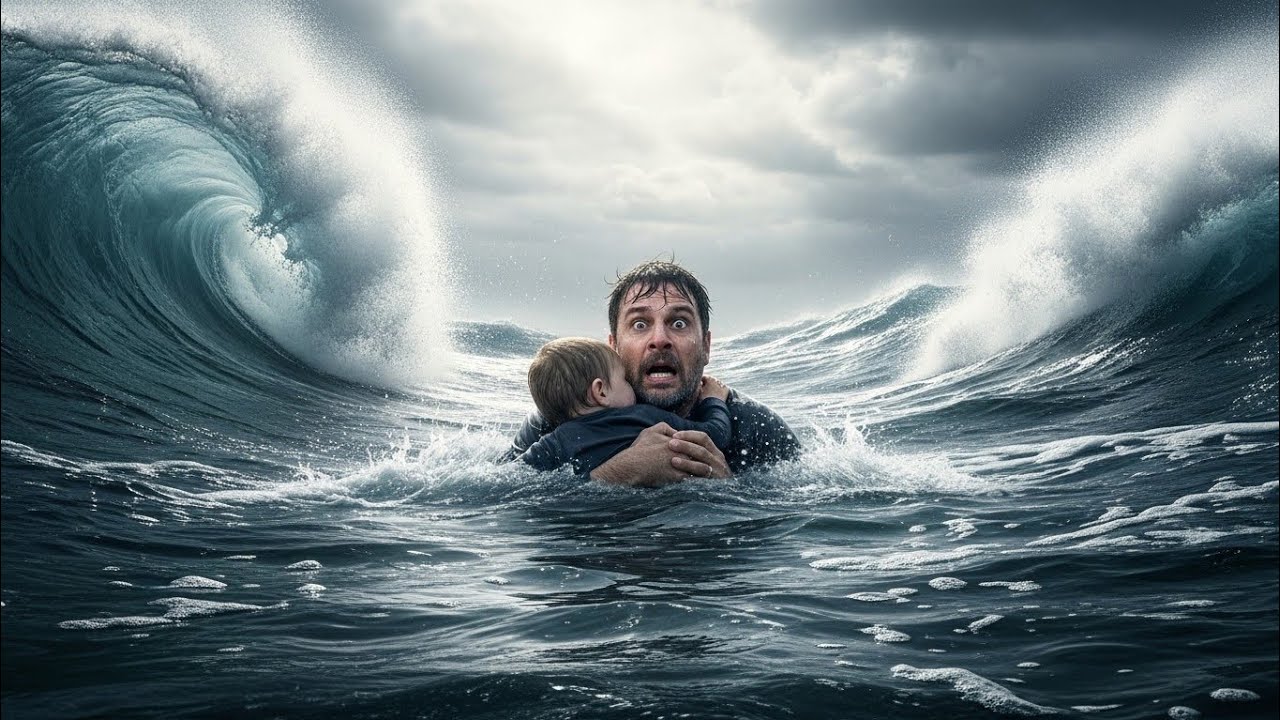 “A Day at the Sea Turned into a Miracle for a Single Dad”