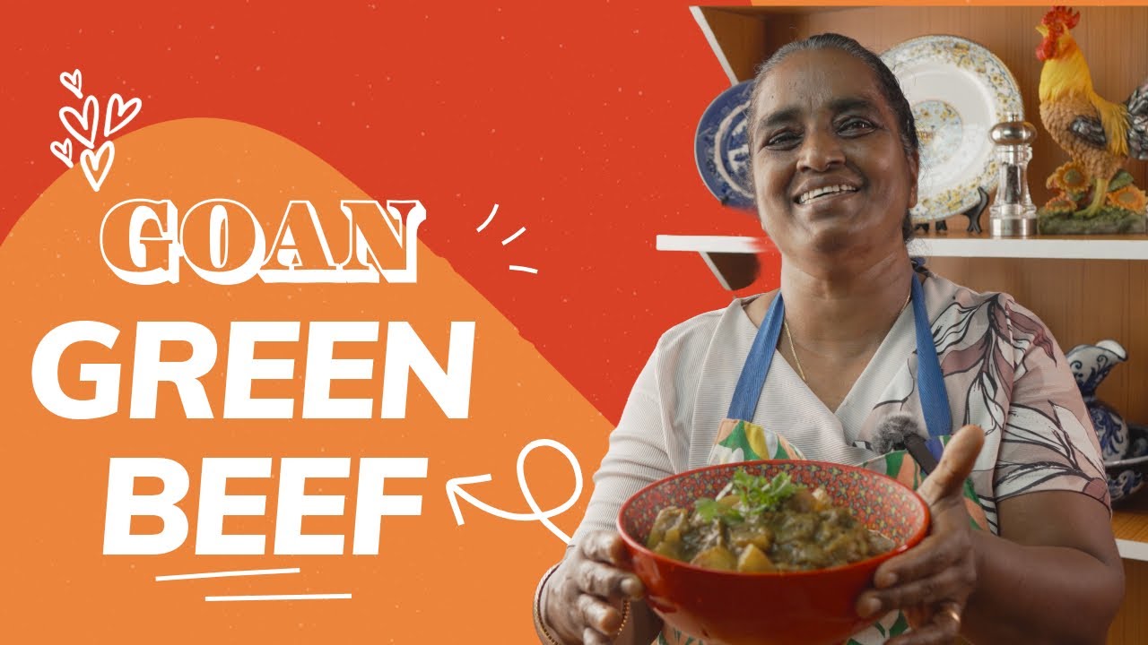 Goan Green Beef Recipe 🥩 | Green Beef Masala | Maria Cooks Goa 