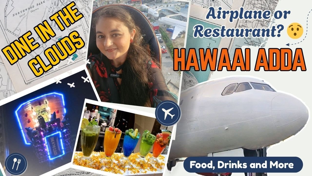 Restaurant in Airplane & Sky Dinning | Hawai Adda Murthal | Dine in the Clouds