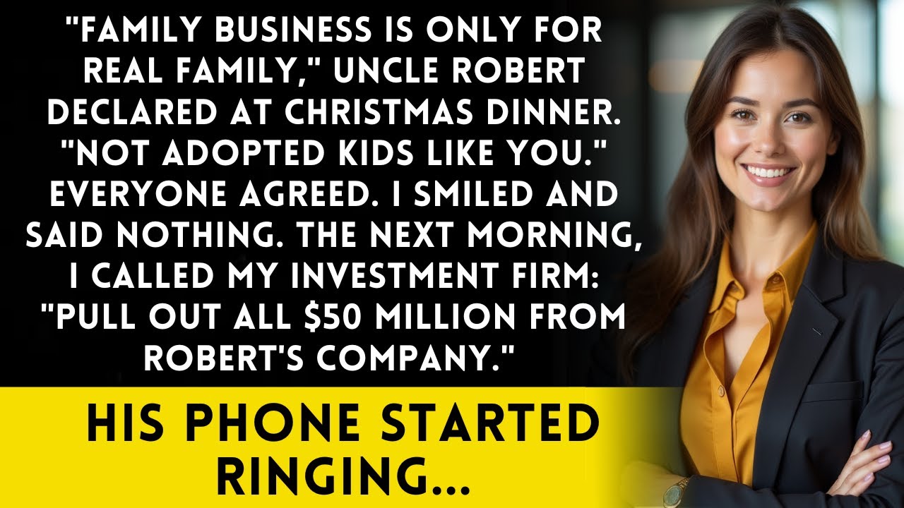 At Christmas, My Uncle Said Family Business Is Only for 'Real Family'—I’m His Biggest Investor