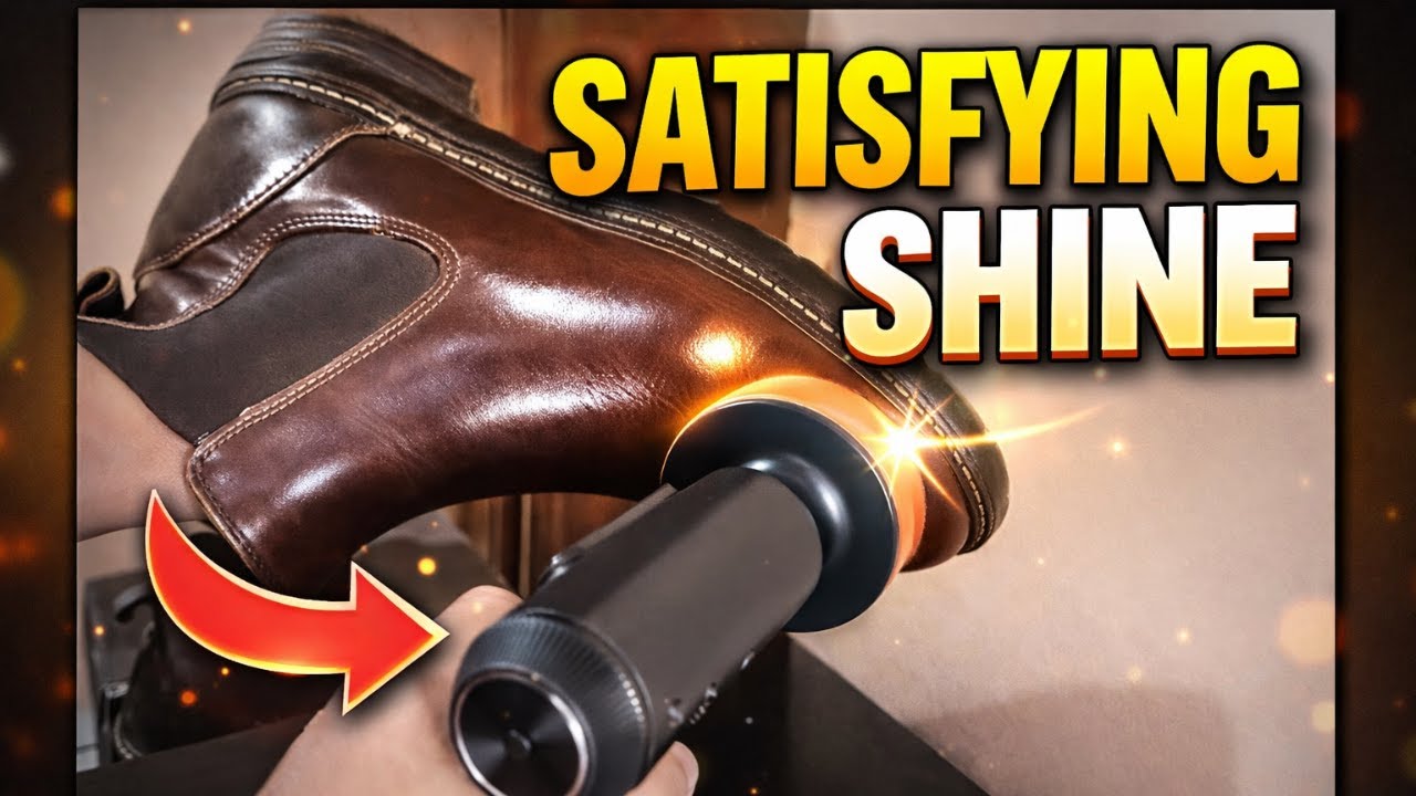 Satisfying Brown Boot Shine | Deep Cleaning & Polishing Transformation
