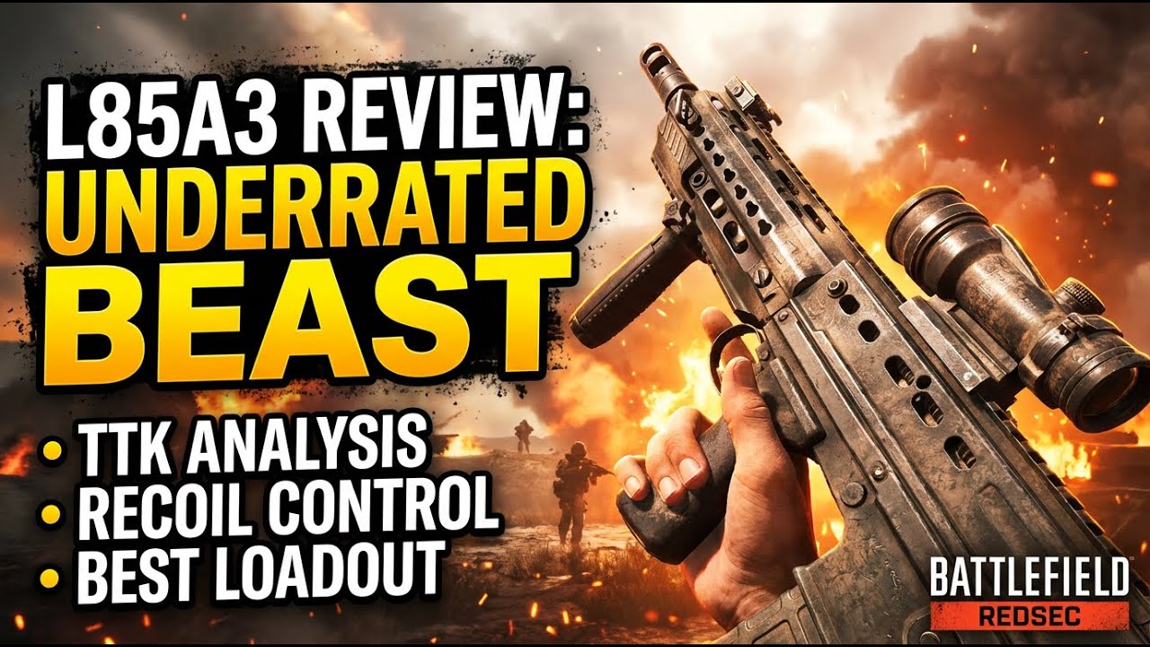 Stop Ignoring the L85A3 in Battlefield RedSec | TTK and Recoil Test - Best Loadout