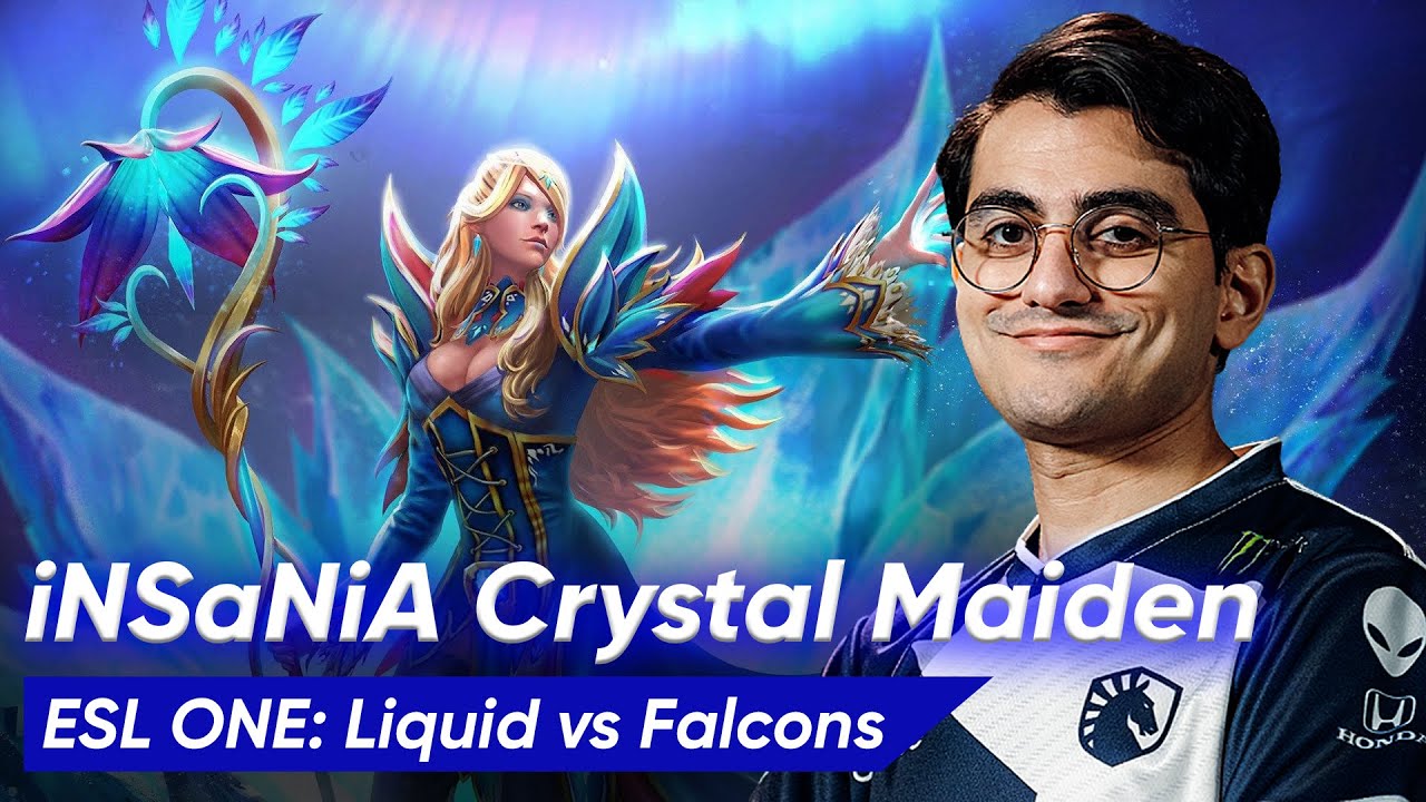 How to Crystal Maiden 7.35 by iNSaNiA | Liquid vs Falcons