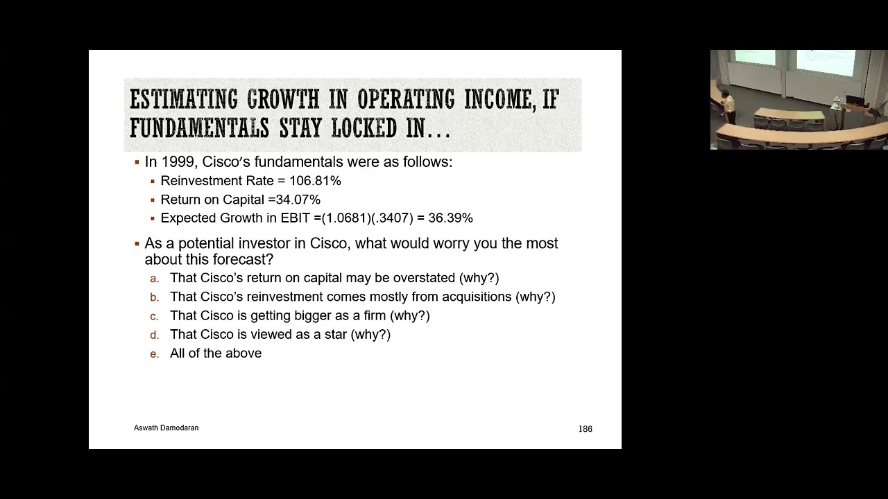 Session 11: More on Growth and Terminal Value