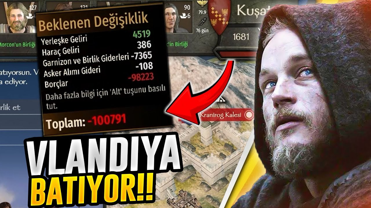 Krallığı Borca Batırdım! Vlandiya’ya 100K Haciz | Bannerlord War Sails Türkçe | Bölüm 6
