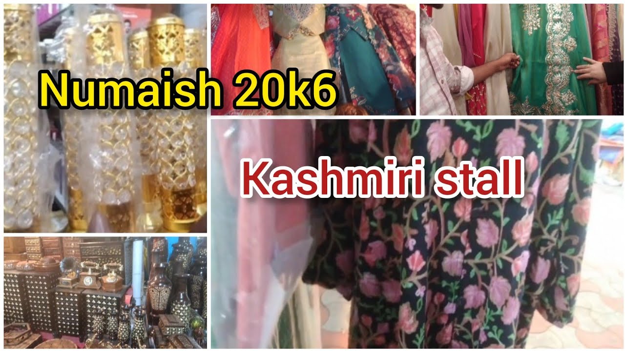 Hyderabad Numaish 20k6/Kashmiri Stalls Visit / Fancy Clothes Sarees Daily Wear Dresses Bedsheets Etc