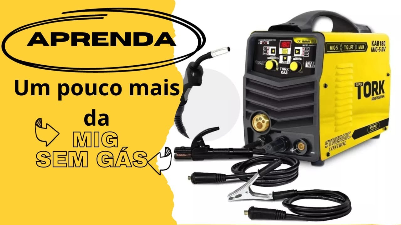 COMO USAR A MIG SEM G&Aacute;S / DICAS DE SOLDAGEM