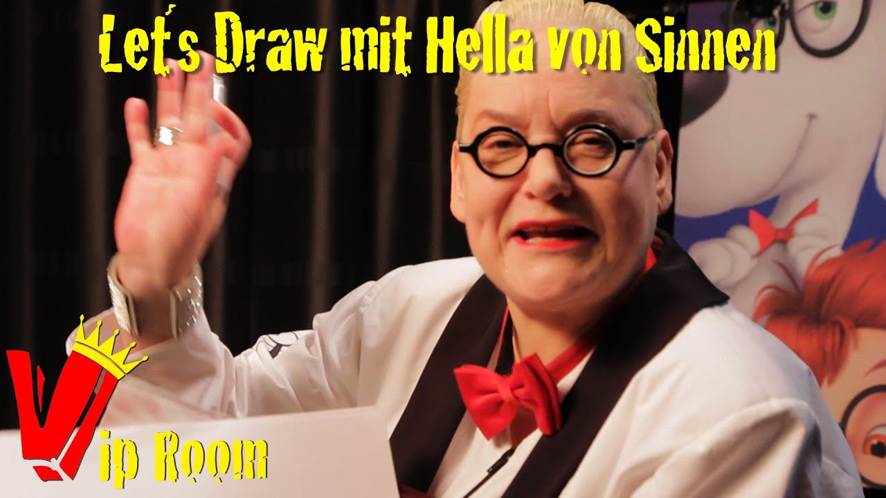 Let&acute;s Draw mit Hella von Sinnen