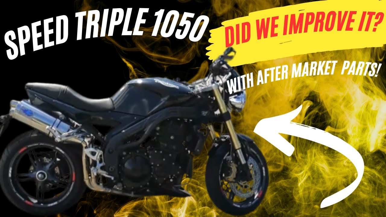 Make Your 2005 Triumph Speed Triple 1050 Even Better With Cheap After Market Parts! (Or Maybe Not)