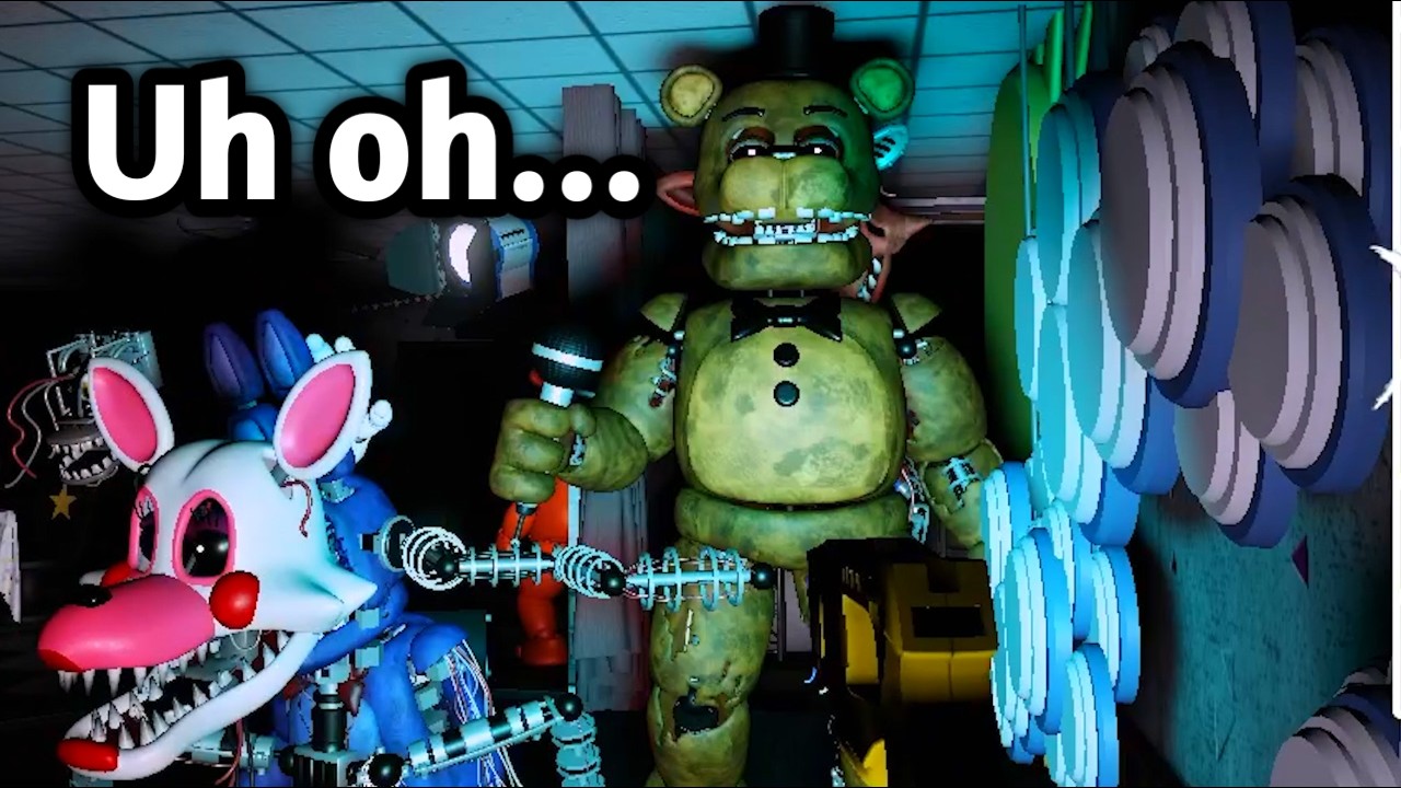 Roblox Fnaf Coop, но я остаюсь только в одной комнате...