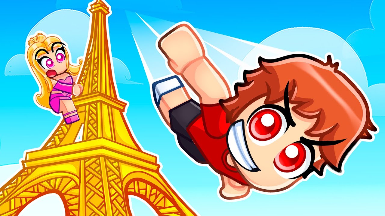 Roblox: Забирайся и прыгай по башне с моими безумными фанатками...