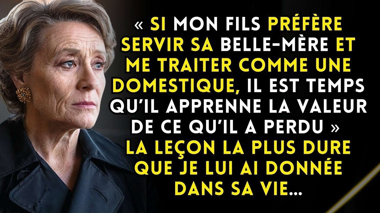 Au dîner de famille, il m’a ignorée et servi sa belle-mère, j’ai changé la serrure avant le dessert