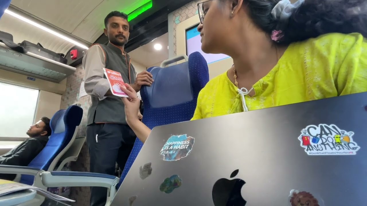My first experience on vande Bharath Express train