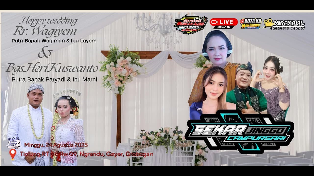Live SEKAR JINGGO//BERKAH PRO AUDIO//DUTA HD MONDOKAN//Tiplung,Ngrandu,Geyer Grobogan 24 Agts 2025