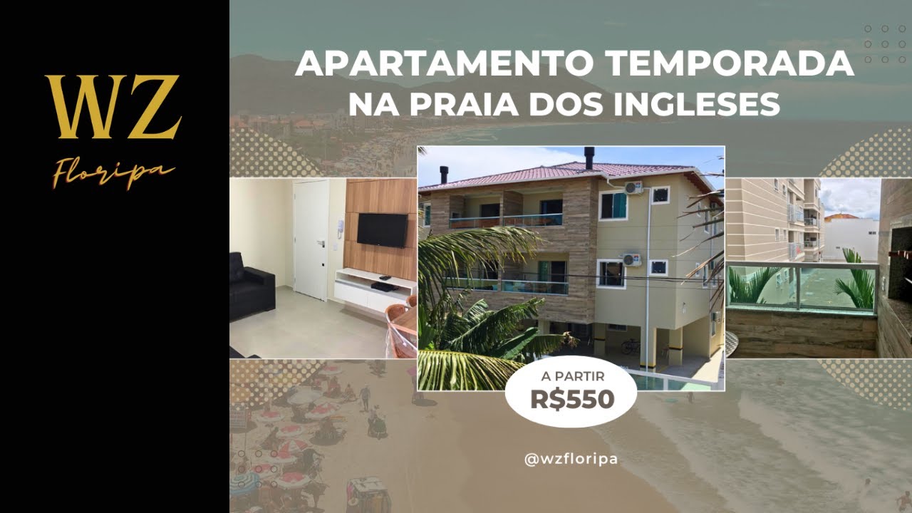 Aproveite o ver&atilde;o em um confort&aacute;vel apartamento de temporada na Praia dos Ingleses.