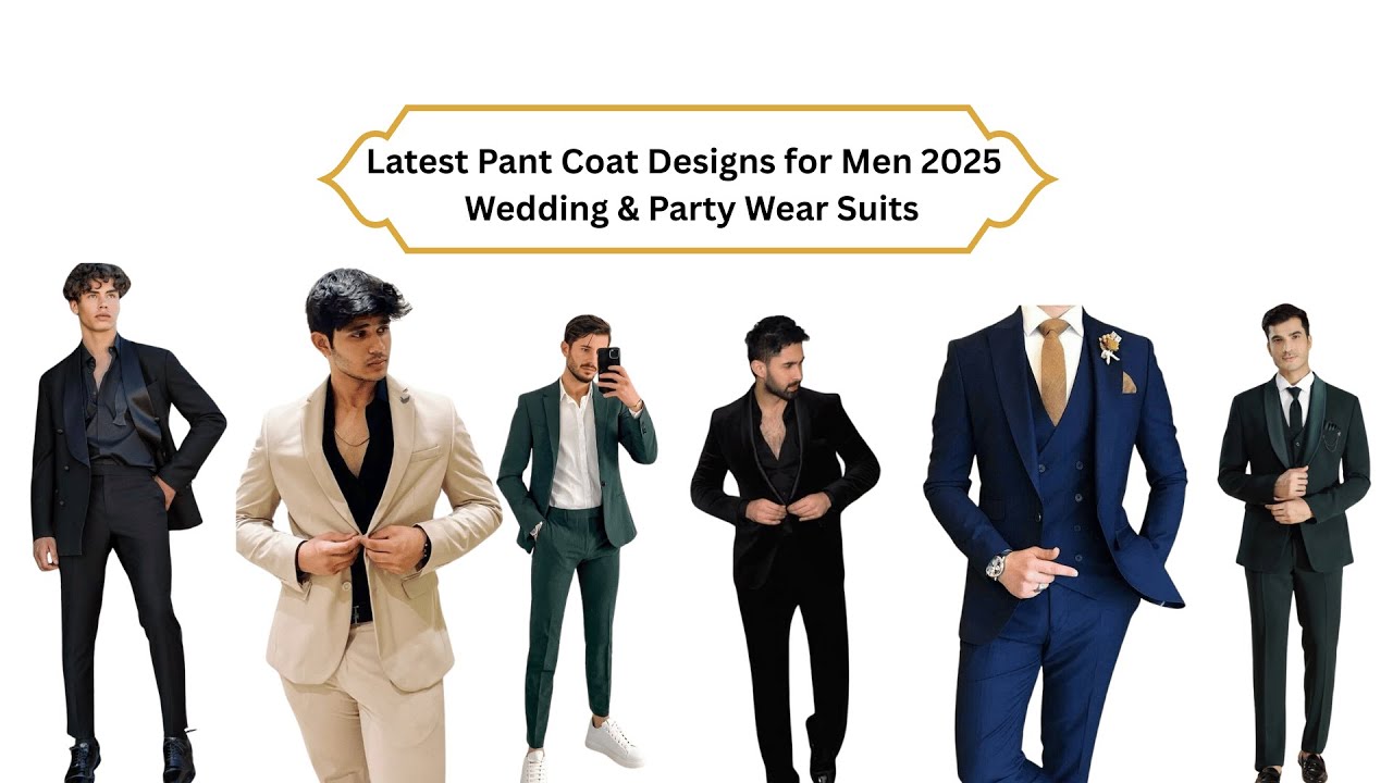 Latest Pant Coat Designs for Men 2025 | Wedding & Party Wear Suits @whatfashion1678
