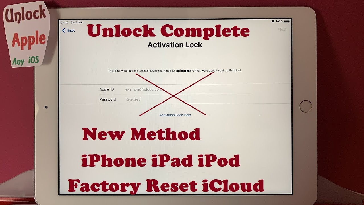 Factory Reset iCloud Locked iPhone/iPad Any iOS/Generation All Models Without Password🙀