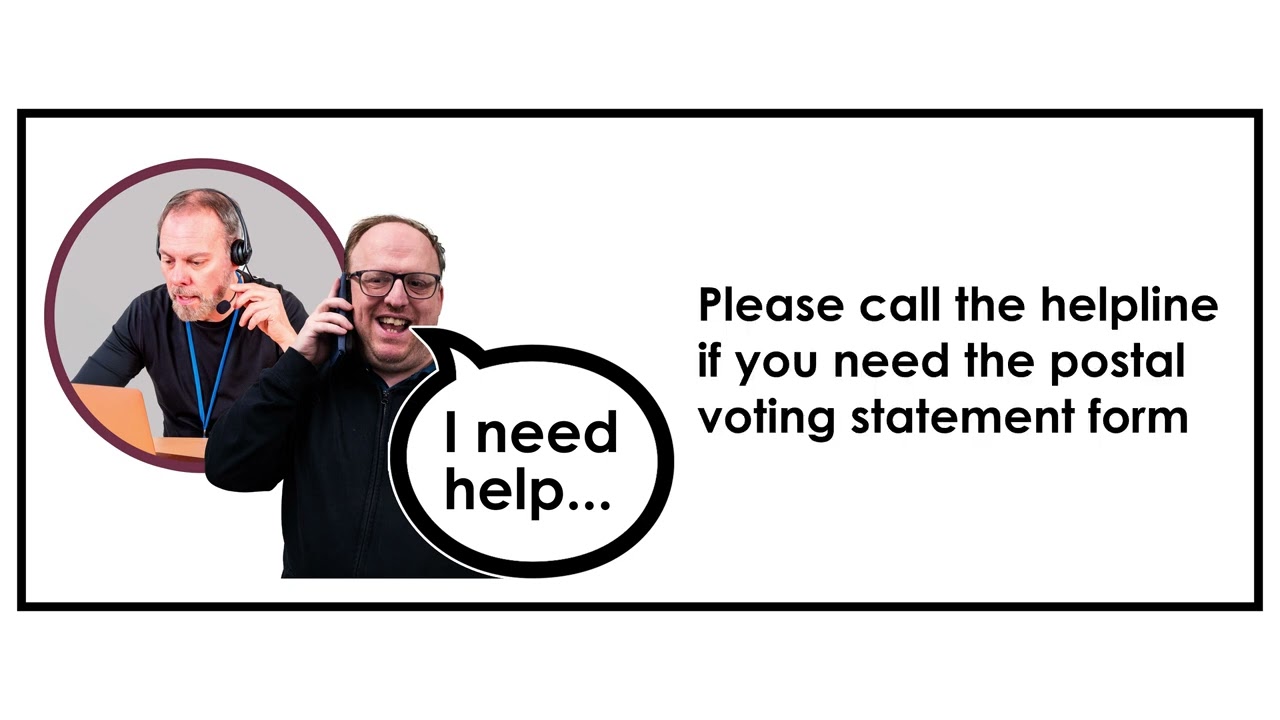 Postal voting step by step guide