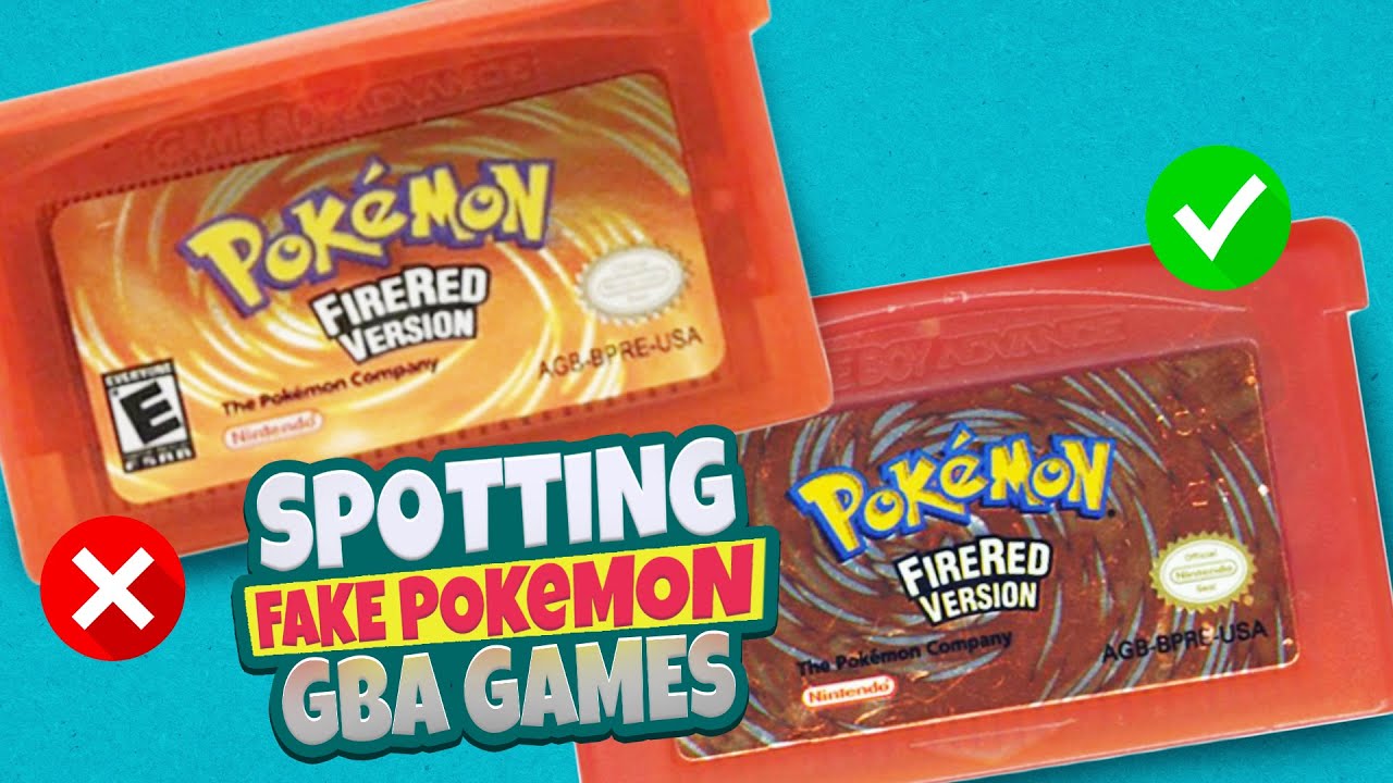 How to Spot Fake Pokemon GBA (GameBoy Advance) Games