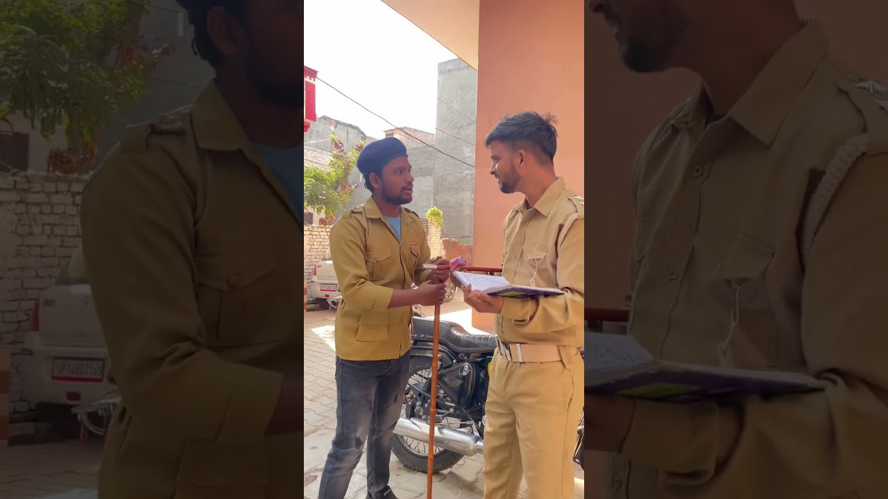 Police👮&zwj;♀️ Wale Ka Kata Challan  😂😂🤣🤣 | Comedy | #trending #viral #shorts #youtubeshorts #funny