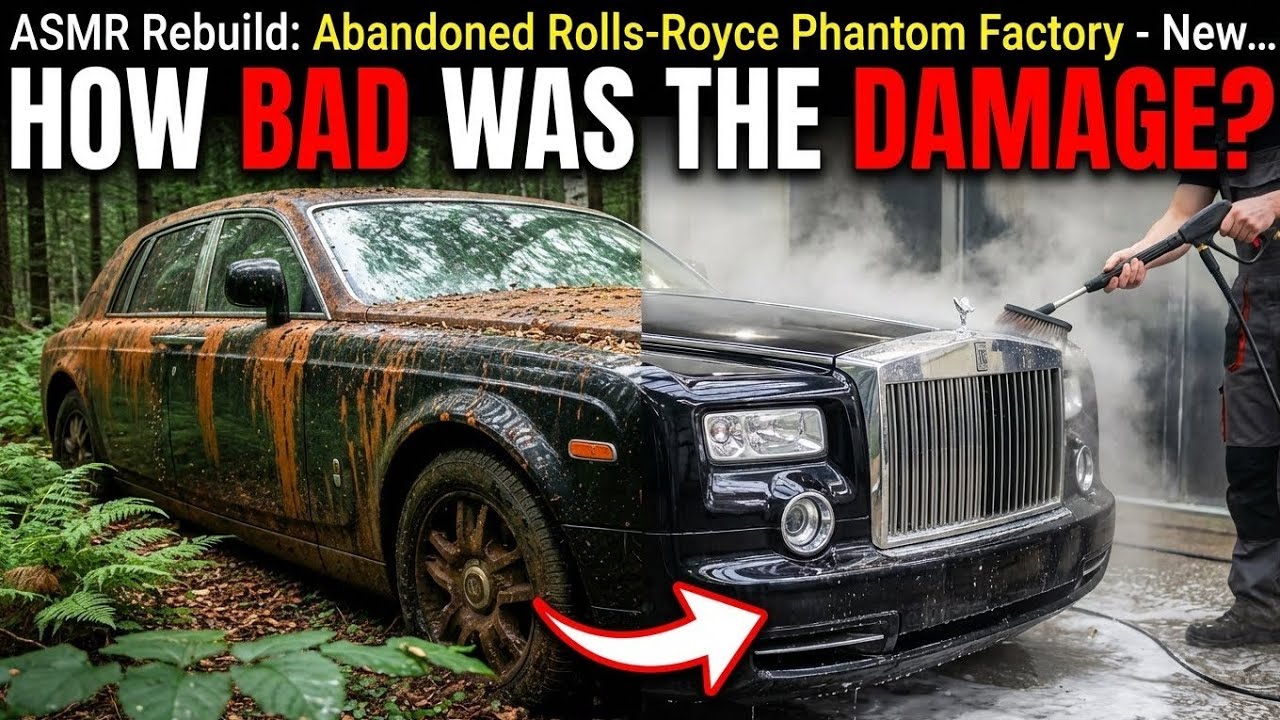 ASMR Full Restoration: Rolls-Royce Phantom Left to Rot… Watch the Comeback