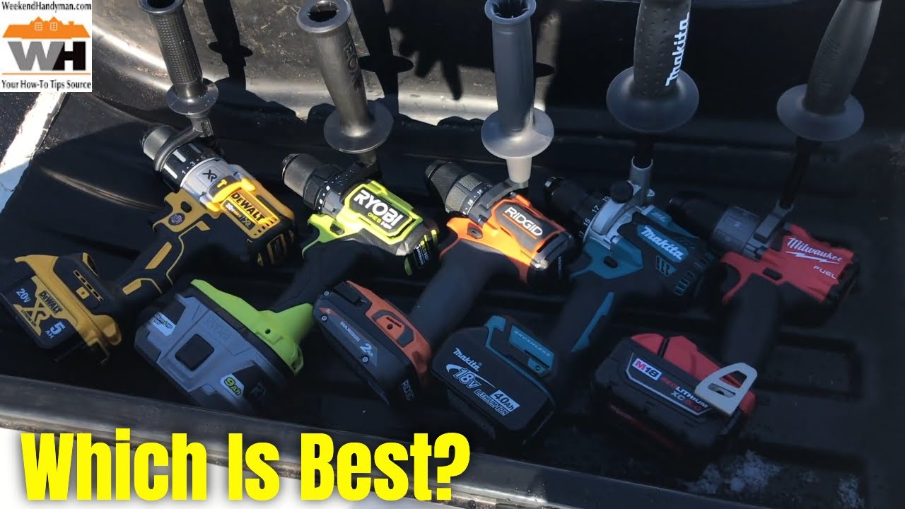 Which Drill Is Better? K-Drill Ice Auger with Milwaukee, DeWalt, Ridgid, Ryobi and Makita Drills