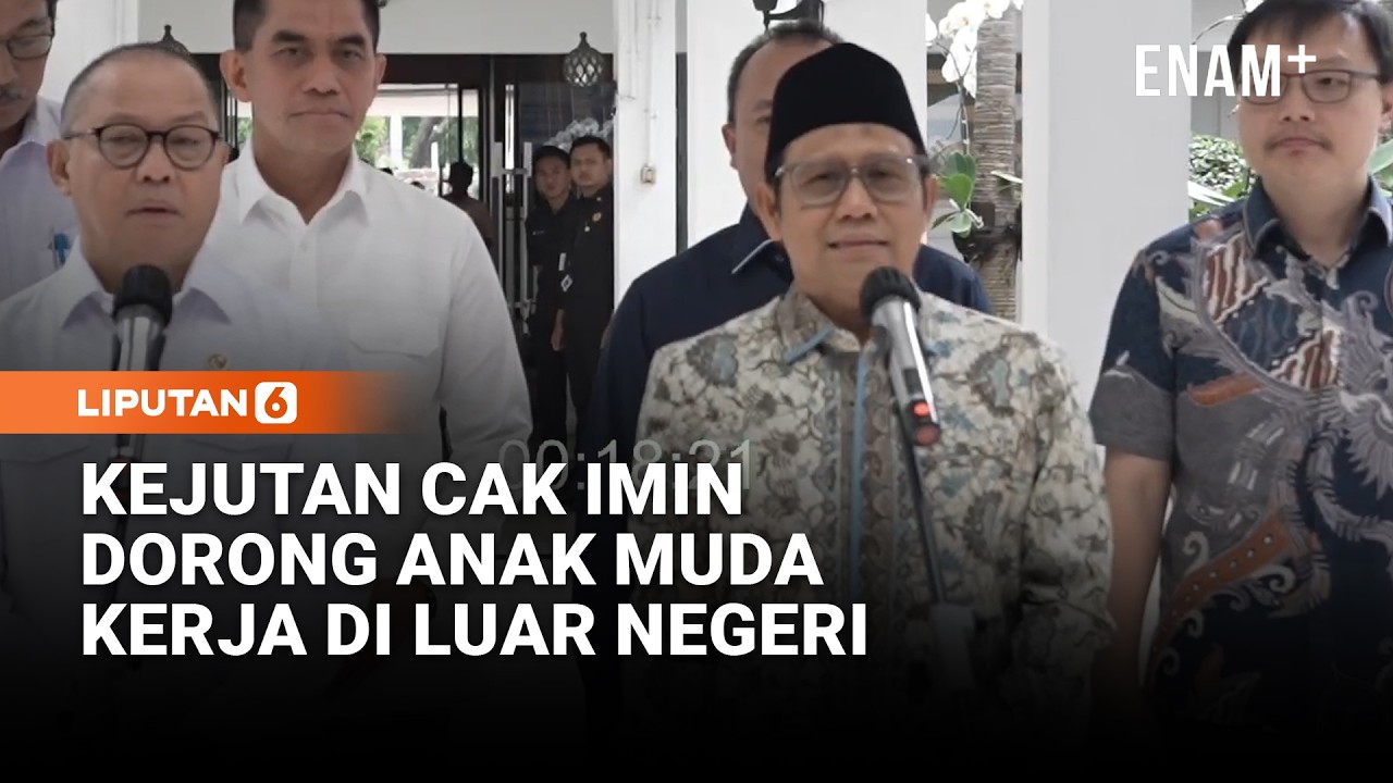 Kejutan Cak Imin Dorong Anak Muda Kerja di Luar Negeri: Gajinya Tinggi, Asuransi Bagus! | Liputan6