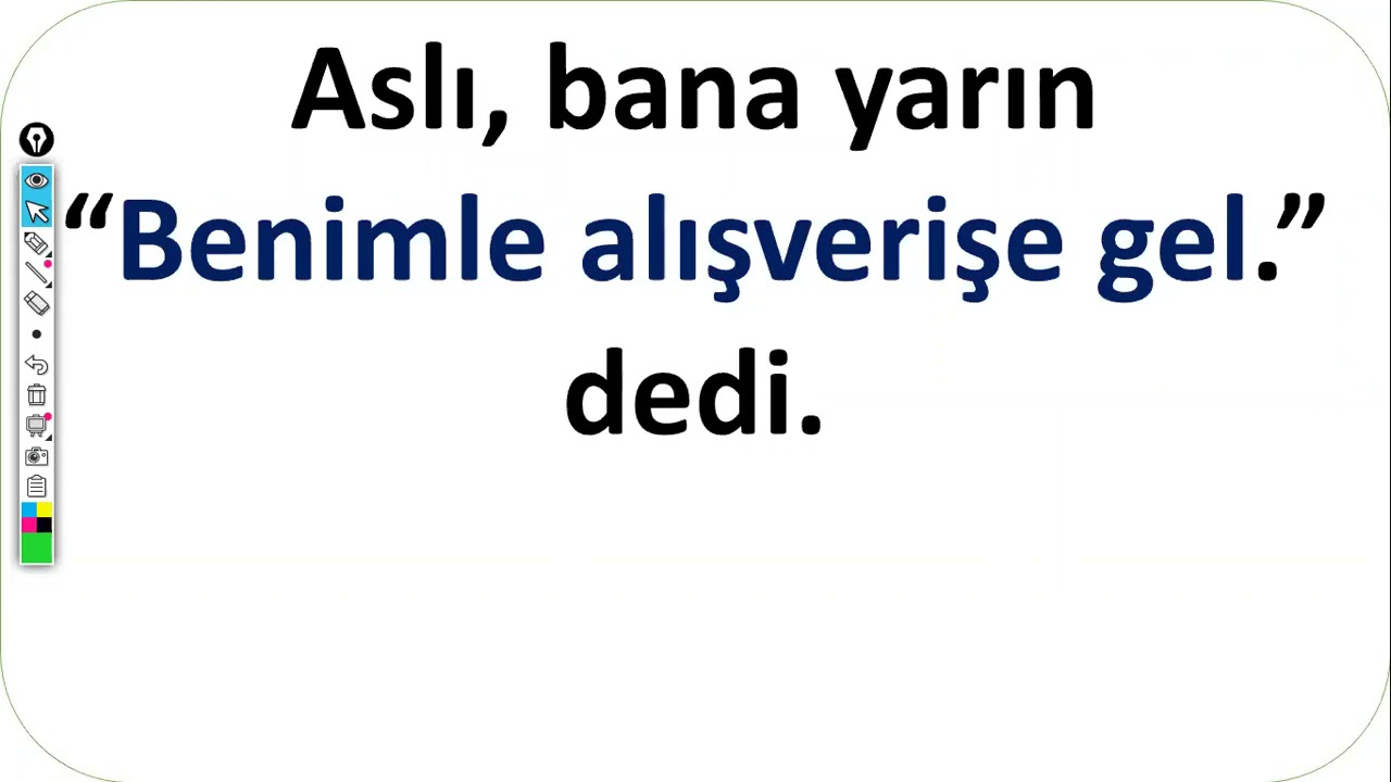 الكلام المنقول الغير مباشر (( الجزء الأول ))