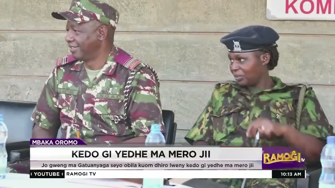 Jodak ma Gatuanyaga seyo obila kuom thiro lweny kedi gi yedhe ma mero jii | #RamogiTV