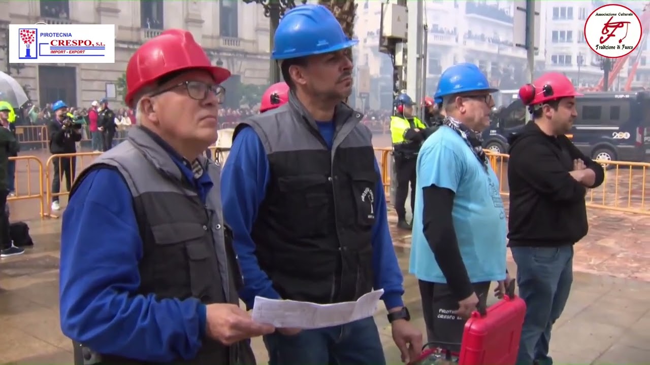 4K Valencia Spagna - Las Fallas 2026 - Martedì 10 Marzo 2026 - Pirotecnia Crespo