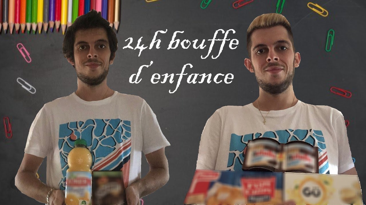 JE MANGE QUE DE LA NOURRITURE DE MON ENFANCE PENDANT 24H + NOUVELLE COUPE