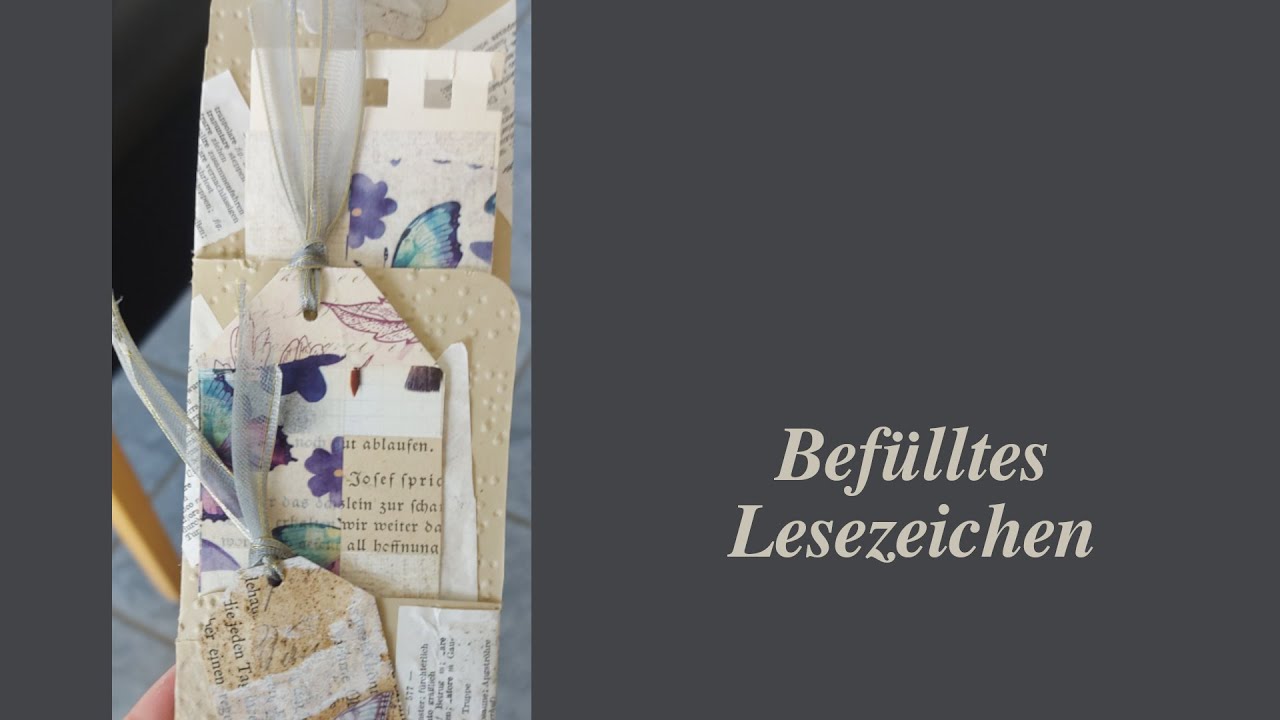 gefülltes Lesezeichen perfekt zur Resteverwertung