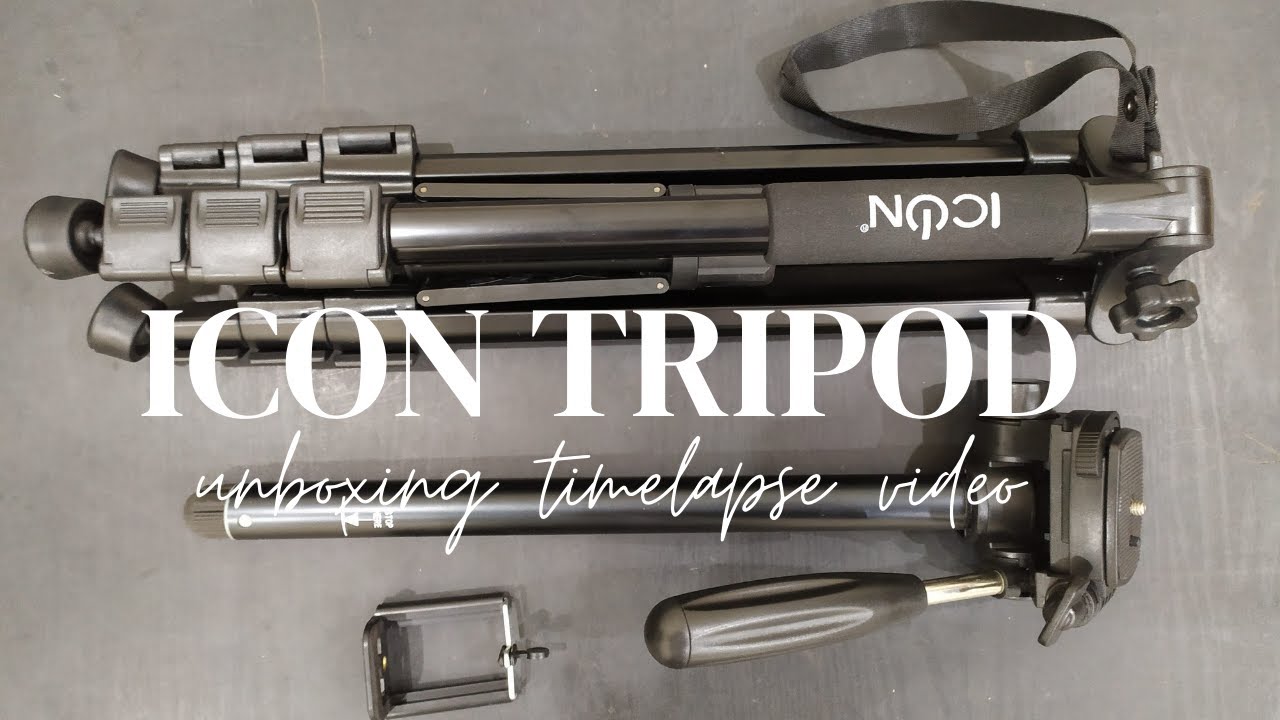 Unboxing Icon Tripod Convertible to Monopod i7867 Timelapse Video