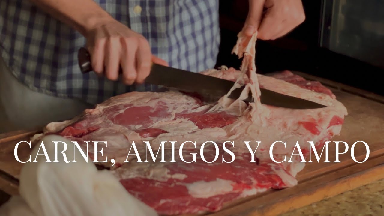 Carne, amigos y campo en Rivera, Uruguay 