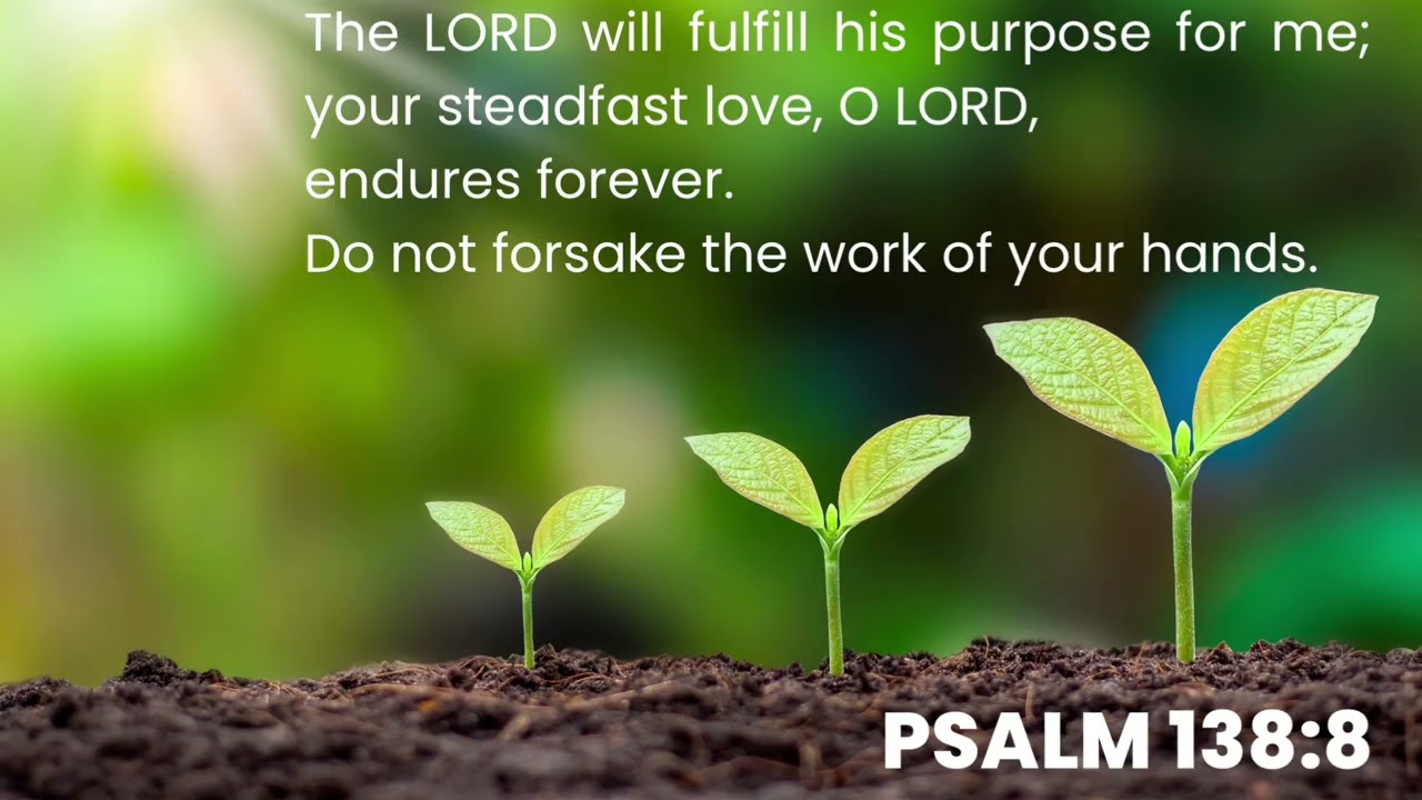 Cycle 2 Week 23 Memory Verse- Psalm 138:8