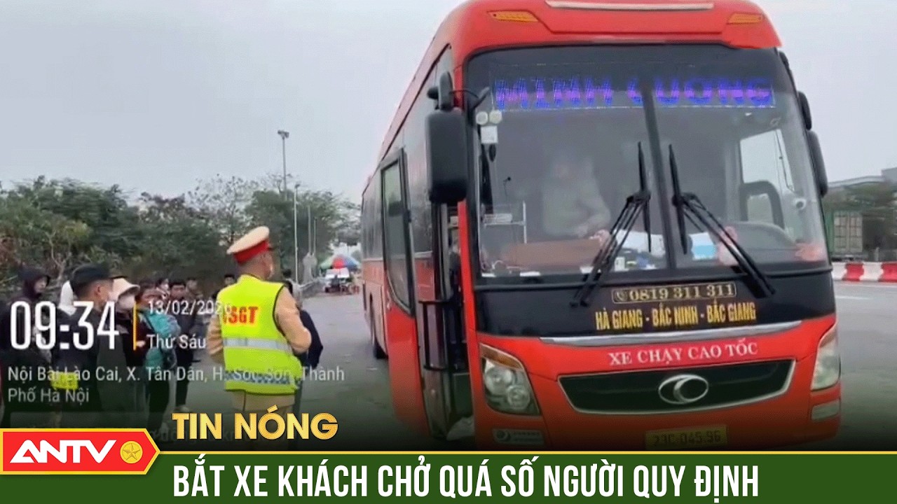 Xe khách 45 chỗ nhưng 'nhồi' 83 người, hành khách bức xúc báo CSGT | ANTV