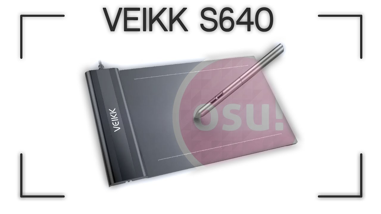 VEIKK s640 l Обзор графического планшета для рисования и игры в osu!