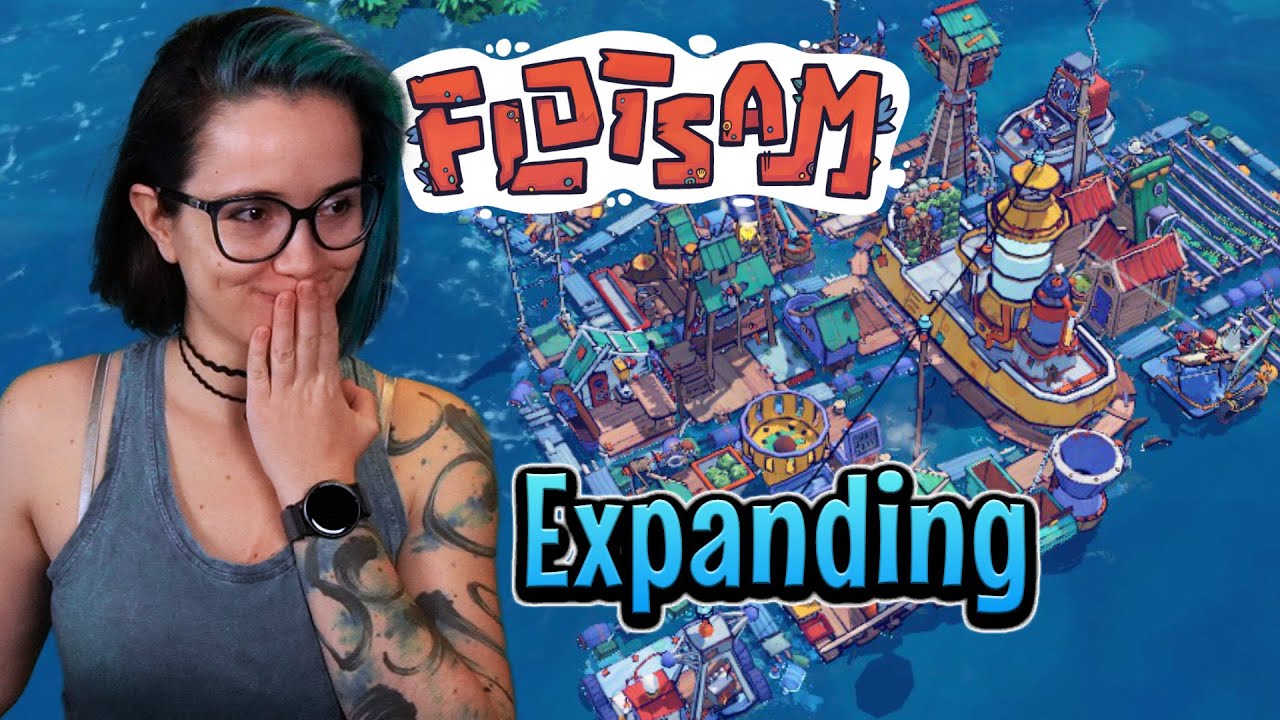Flotsam - My Floating City is Growing | Base Building | Sandbox