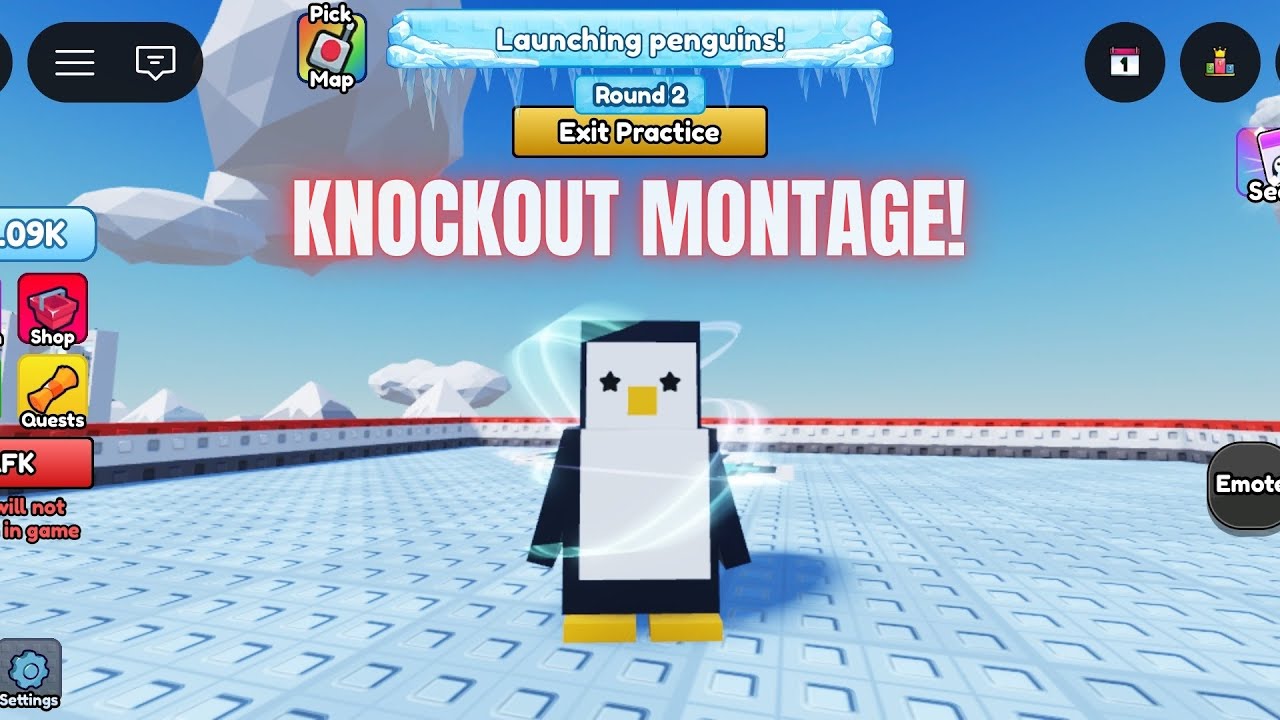 5 MINUTE Roblox knockout montage!