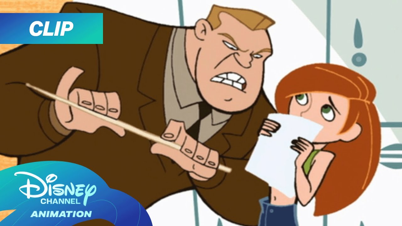 Kim Possible Gets a Detention! 🙂&zwj;&harr;️ | Kim Possible | @disneychannelanimation