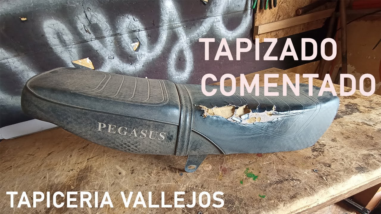 Retapizado Comentado de asiento de moto