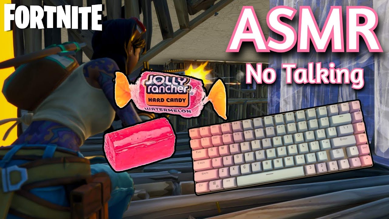 ASMR Gaming | FORTNITE CREATIVE HARD CANDY | No Talking + Keyboard Sounds 💤