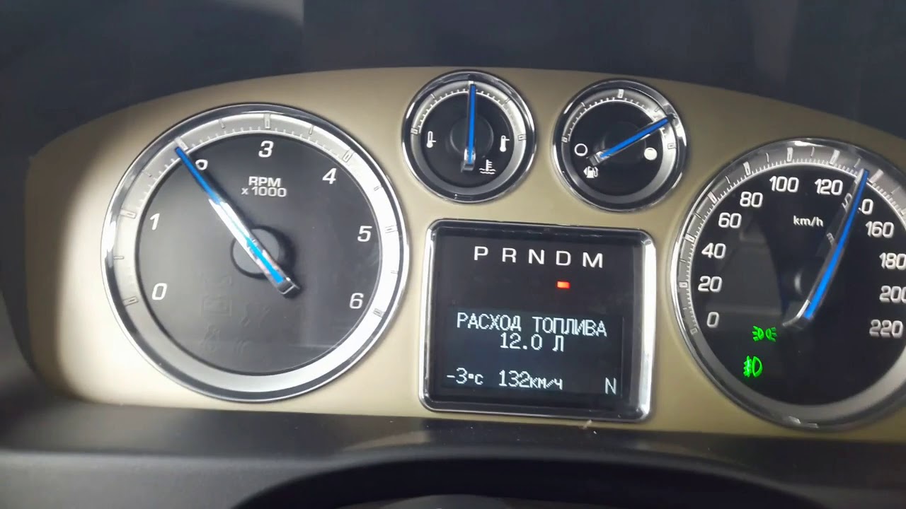 Реальный расход топлива Cadillac Escalade
