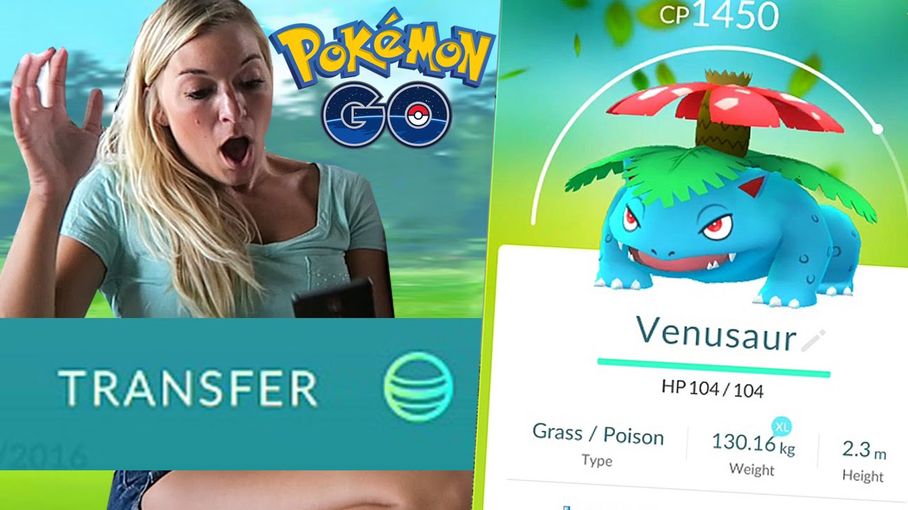 EVOLVING A VENASAUR! (And Transfer Prank! - Pokemon GO)