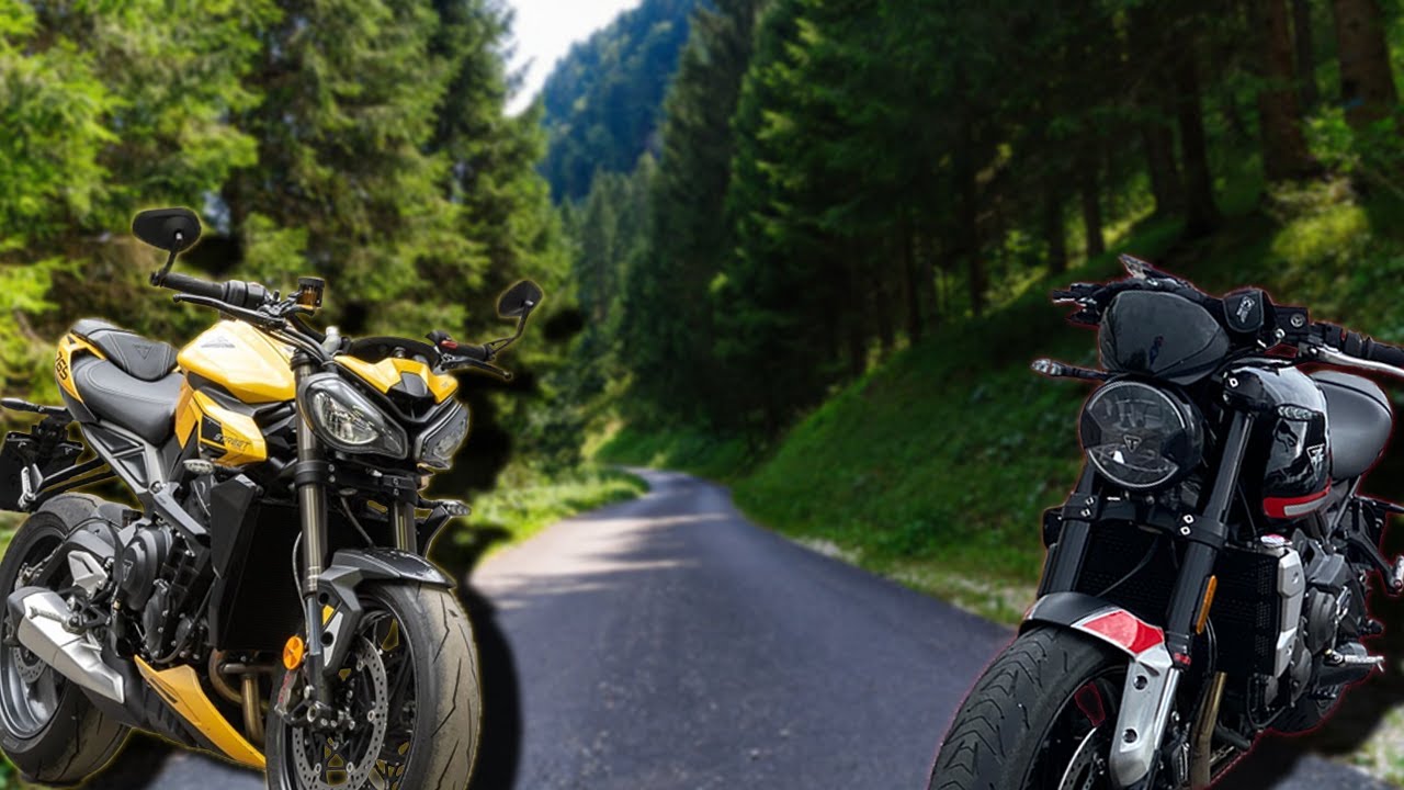 CRAZY TRIDENT 660 BIKER WANT SOME BEEF FROM A STREET TRIPLE 765 RS | 4K | FULL GAS