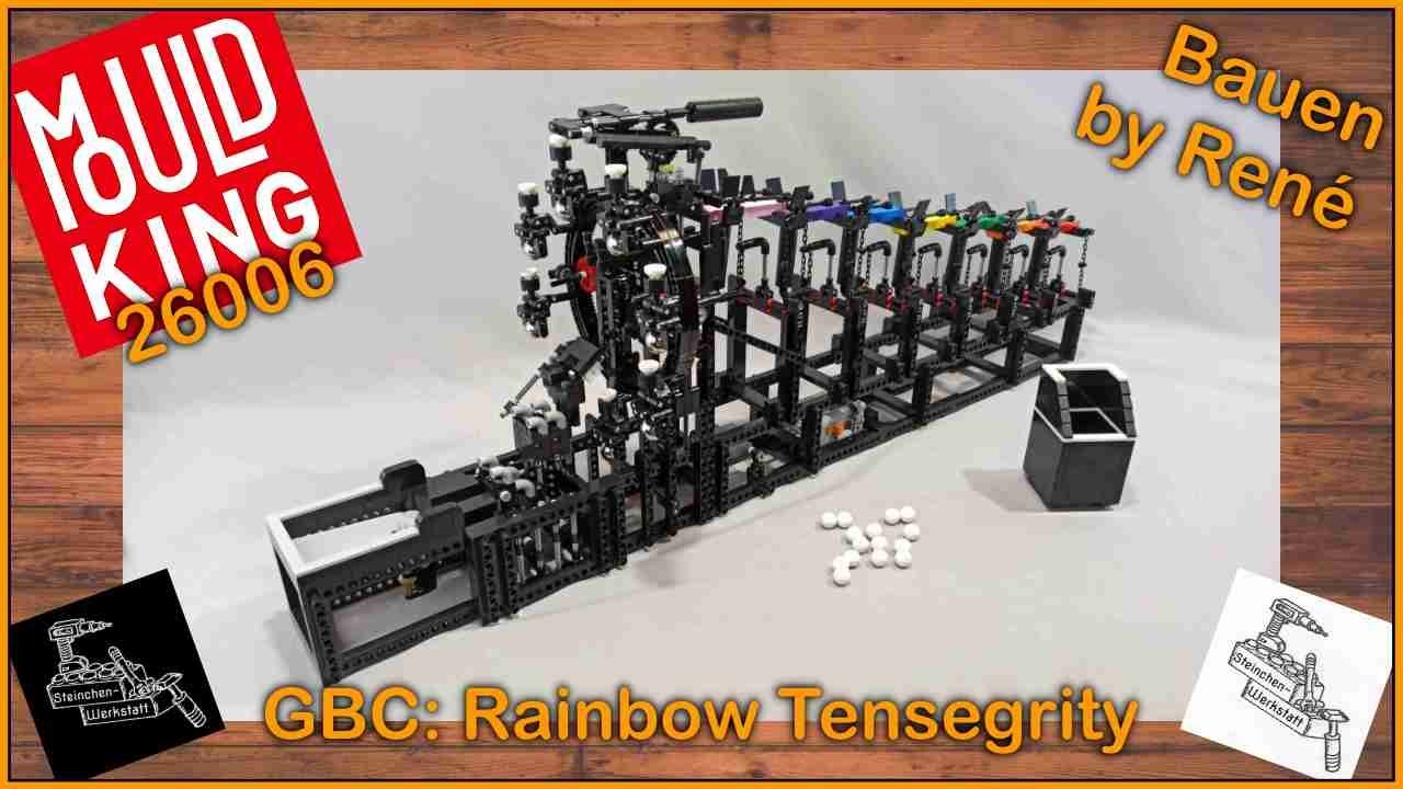 es rollen wieder Bällchen | GBC von Mould King | 26006 Rainbow Tensegrity