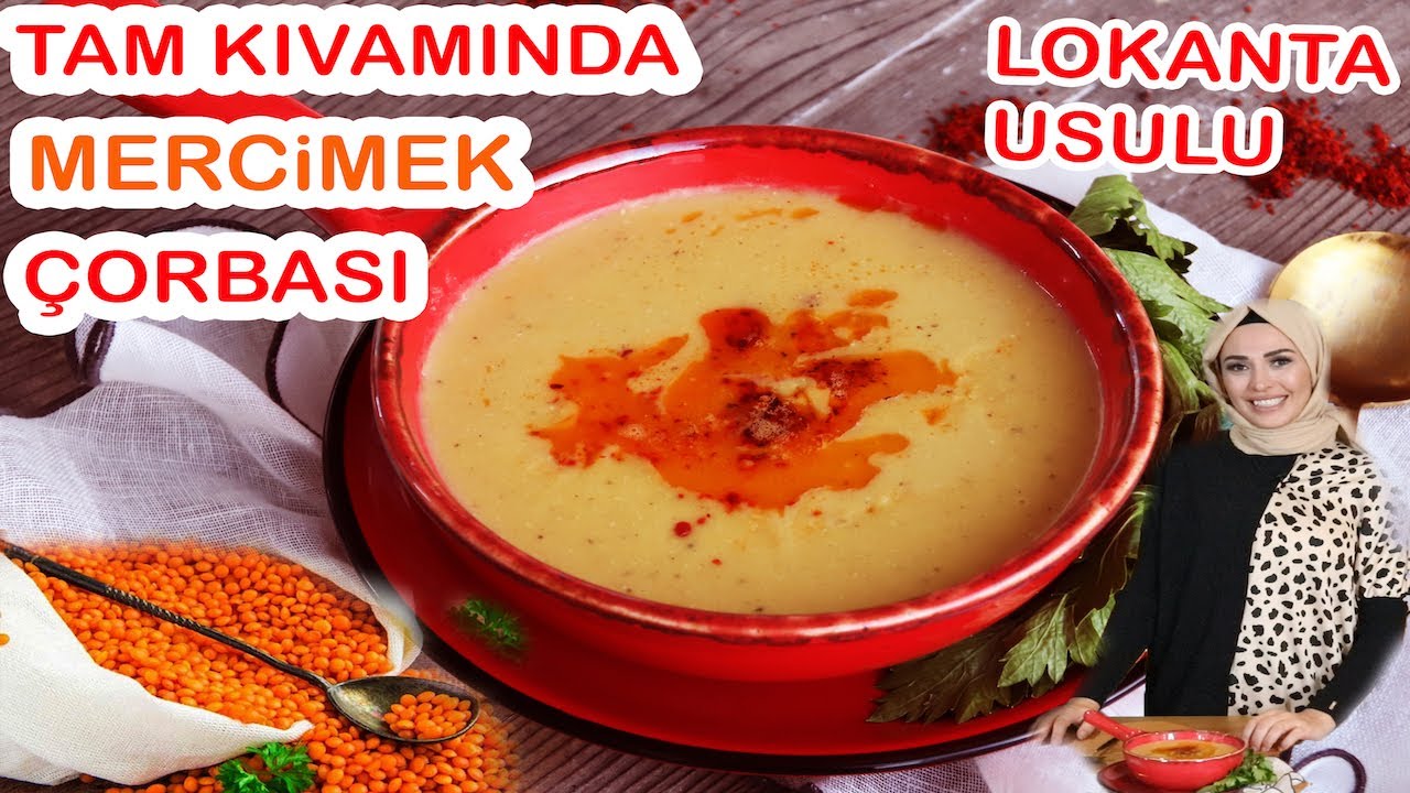 EN LEZZETLİ LOKANTA USULÜ MERCİMEK ÇORBASI TARİFİ