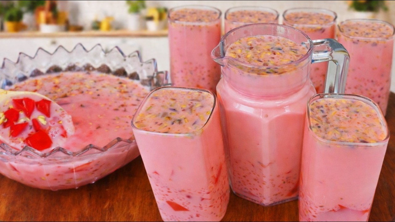 Summer King Sabudana Drink Recipe By Gizaa Kada | Ramadan Special Refreshing Recipe 2026