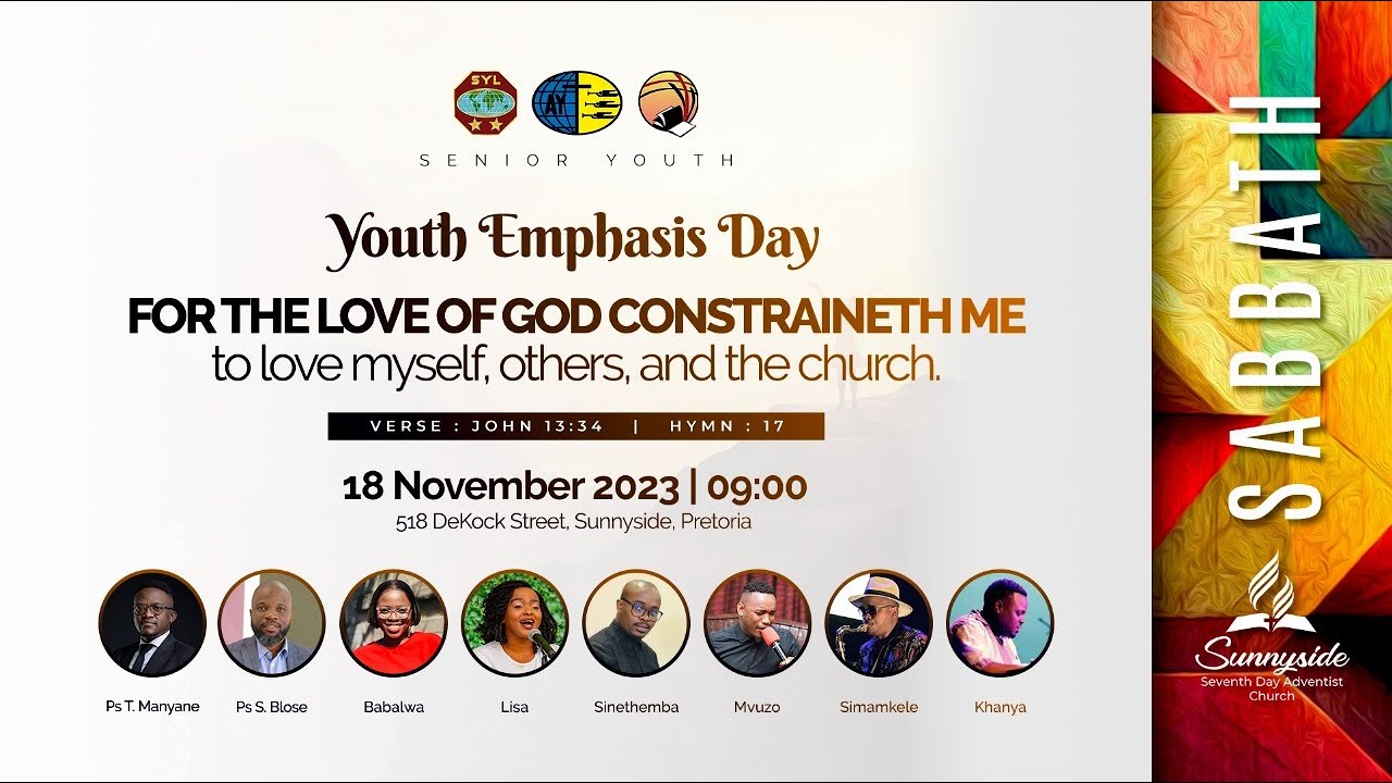 Pr Teffo Manyane and Pr Sdu Blose || Sunnyside SDA Church || Youth Emphasis day